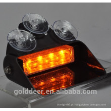 Venda quente 9 ~ 30V viseira de emergência Amber Led Strobe luz